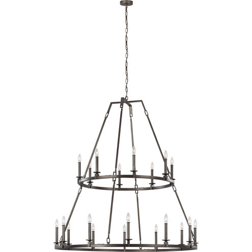 Sean Lavin Landen 20 Light 48 inch Smith Steel Chandelier Ceiling Light