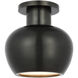 Paloma Contreras Comtesse LED 7.5 inch Bronze Monopoint Flush Mount Ceiling Light