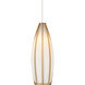 Parish 7 Light 13 inch White/Antique Brass/Silver Multi-Drop Pendant Ceiling Light