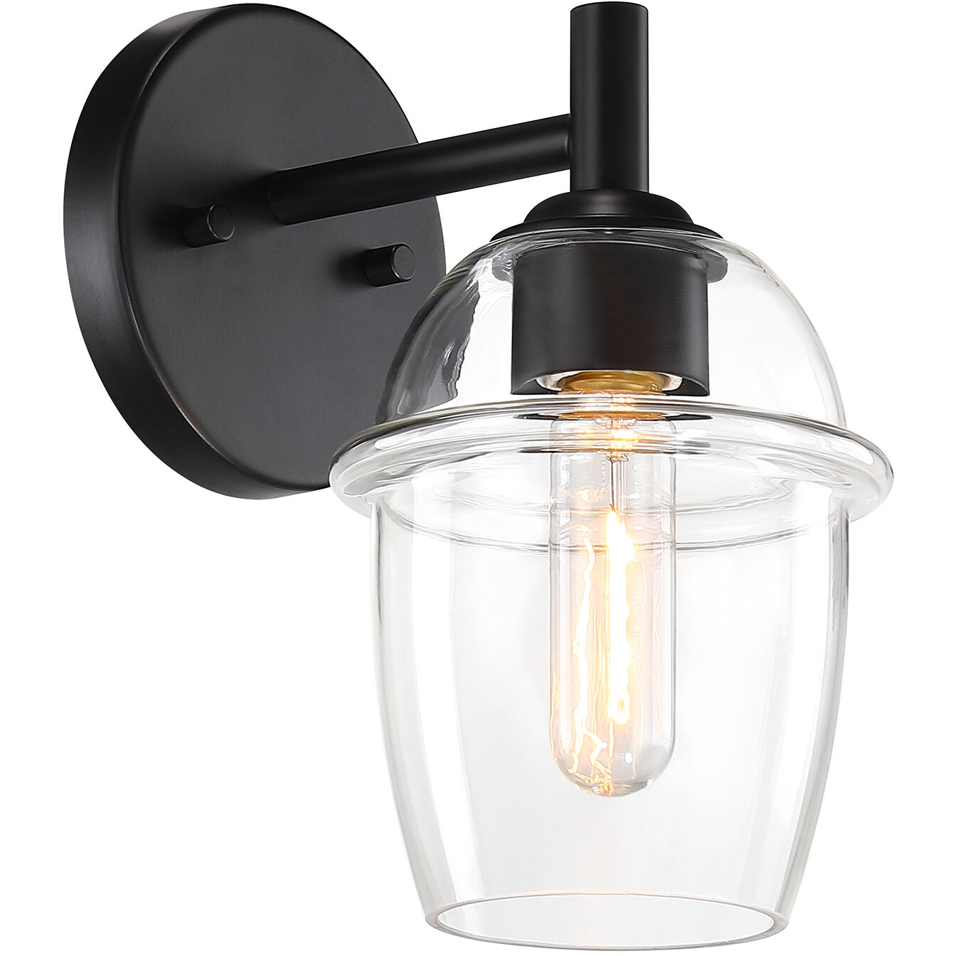 Summer Jazz 1 Light 5.5 inch Matte Black Wall Sconce Wall Light