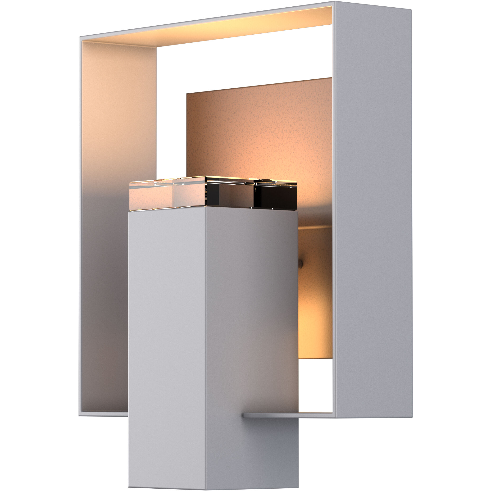 Shadow Box 1 Light 11.7 inch Coastal Burnished Steel and Coastal Bronze Outdoor Sconce in Coastal Burnished Steel/Coastal Bronze