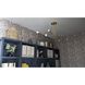 Elsa 6 Light 50 inch Gold Leaf Linear Ceiling Light