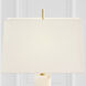 Thomas O'Brien Gironde 31.25 inch 15 watt Alabaster and Hand-Rubbed Antique Brass Table Lamp Portable Light, Large