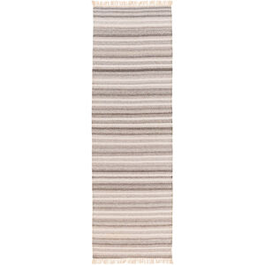 Isabella 120 X 96 inch Light Gray, Ivory, Charcoal, Dark Brown Rug