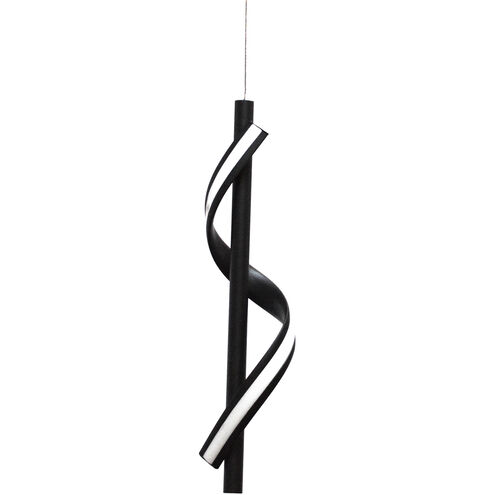 Justine LED 3.25 inch Matte Black Pendant Ceiling Light