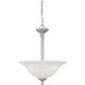Riva 3 Light 16 inch Brushed Nickel Pendant Ceiling Light