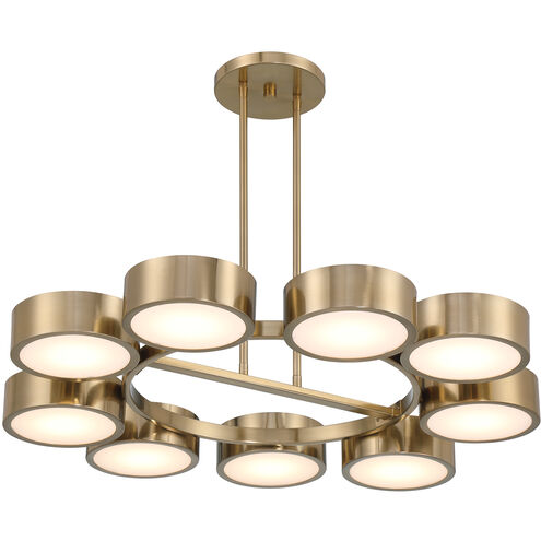 Talamanca LED 32 inch Noble Brass Chandelier Ceiling Light