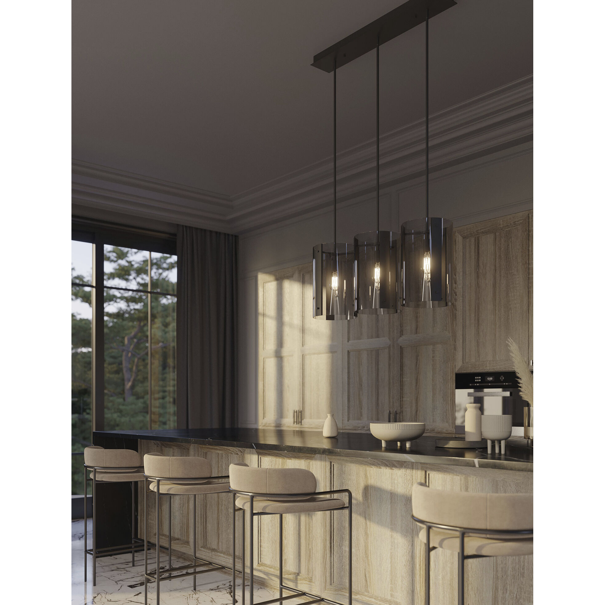 Dana Linear Pendant Ceiling Light