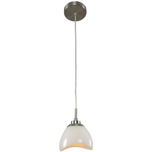 Vero LED 6 inch Satin Nickel Mini Pendant Ceiling Light