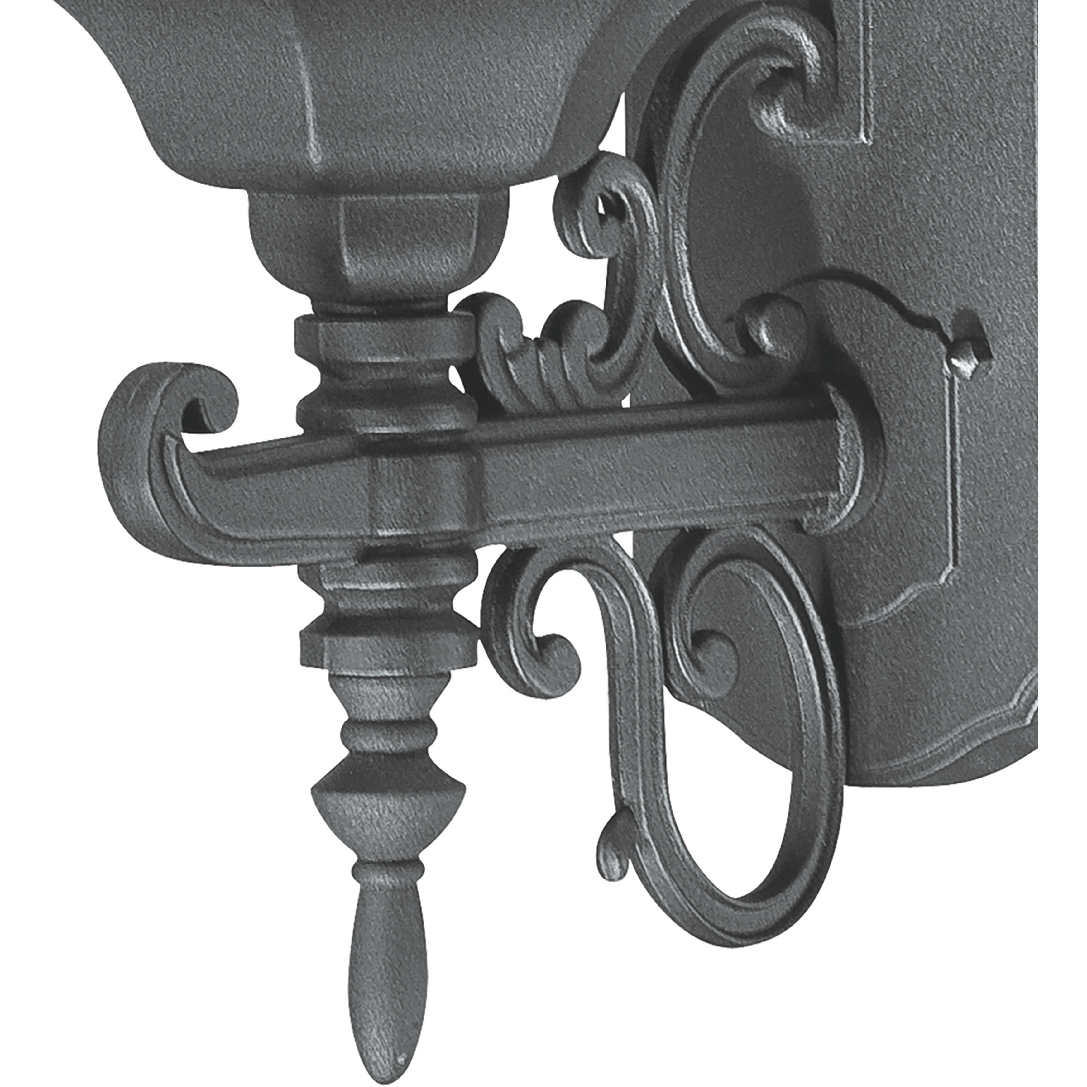 Covington 1 Light 21.5 inch Black Outdoor Wall Sconce