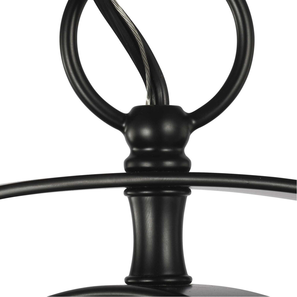 Equinox 5 Light Matte Black Pendant Ceiling Light