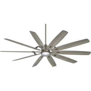 Barn H2O 84 inch Burnished Nickel with Savannah Gray Blades Indoor/Outdoor Ceiling Fan