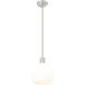 Margo 1 Light 9.75 inch Brushed Nickel Pendant Ceiling Light