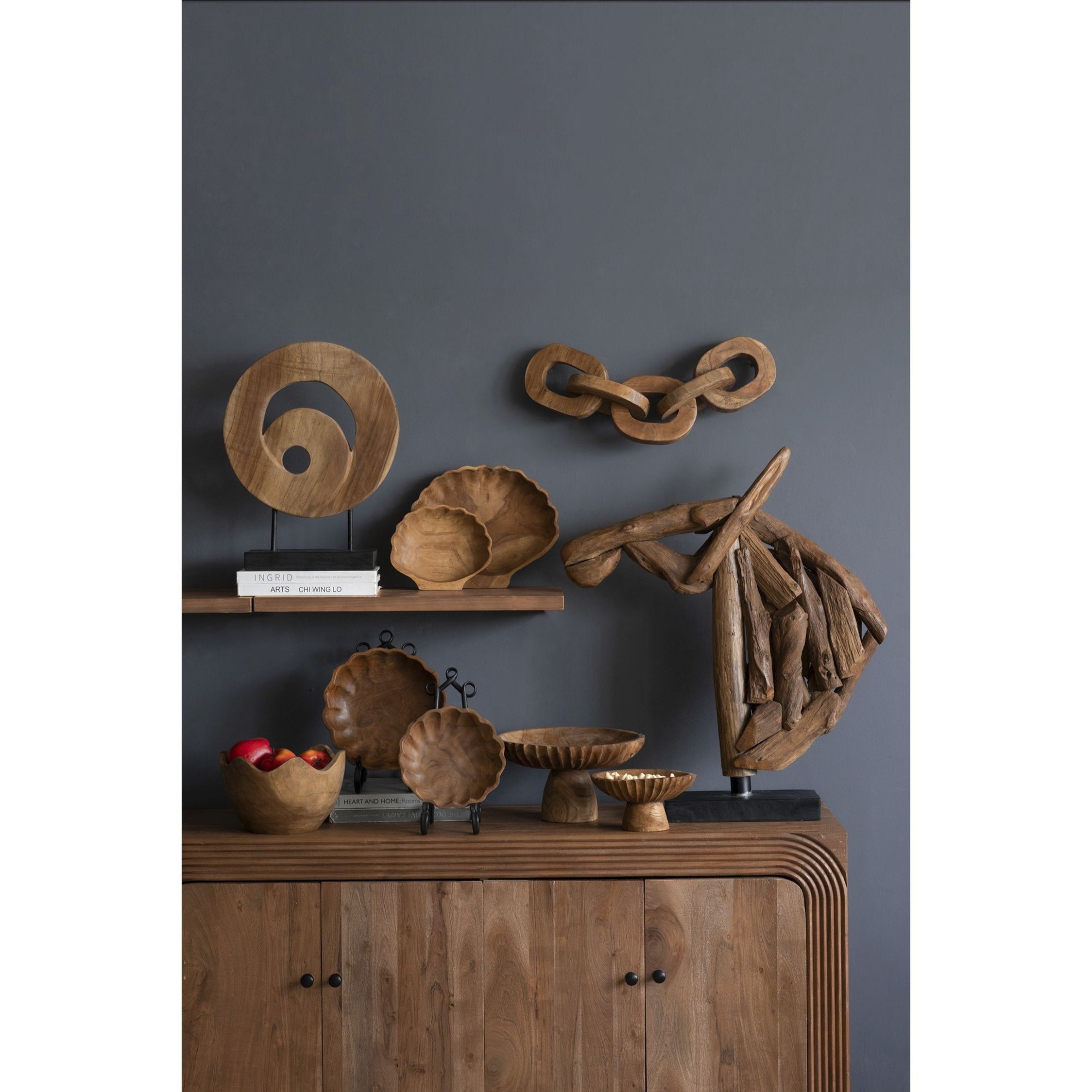 Anita 7.9 inch Brown Plate