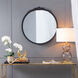 Bingley 30.1 X 29.1 inch Black Wall Mirror