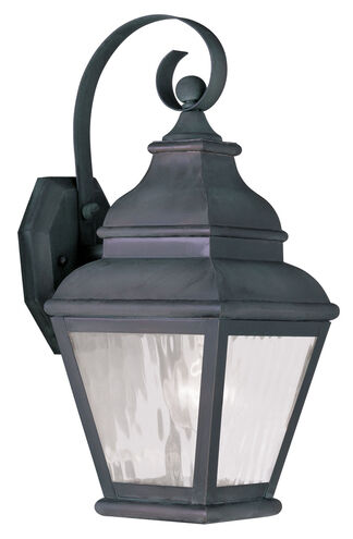 Exeter 1 Light 15 inch Charcoal Outdoor Wall Lantern