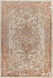 Aspendos 114 X 79 inch Brick Red Rug, Rectangle