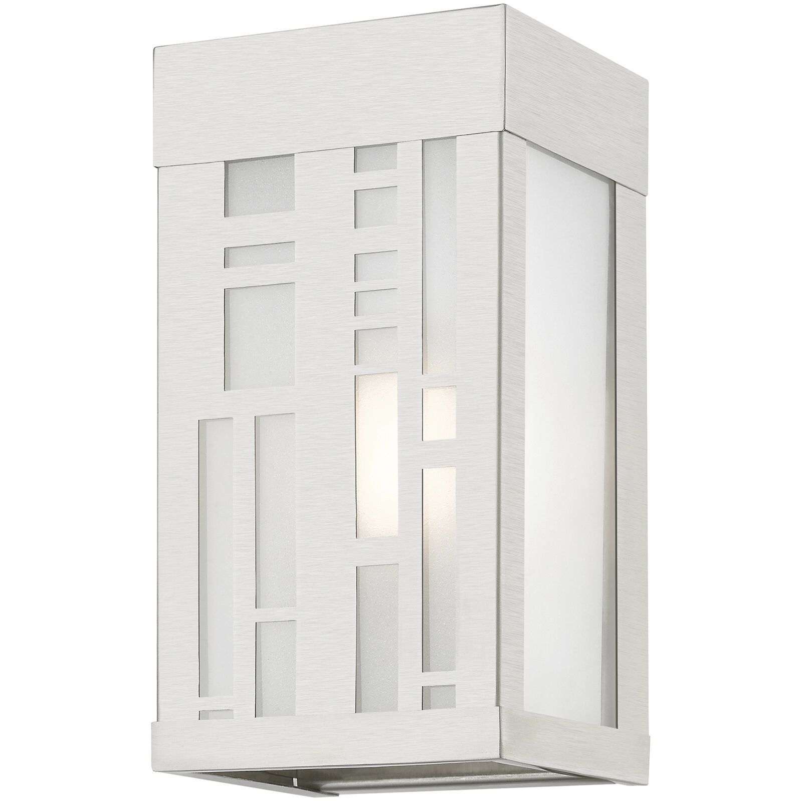 Malmo 1 Light 9 inch Brushed Nickel Outdoor Small Sconce, Small