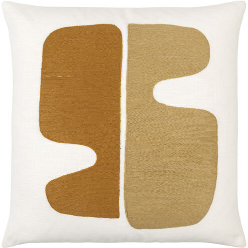 Jason Wu 20 X 20 inch Off-White / Copper / Camel / Sand Accent Pillow