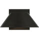 Solano 1 Light 6 inch Black Outdoor Wall Sconce