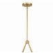 Xavier 4 Light 31.75 inch Vibrant Gold Chandelier Ceiling Light
