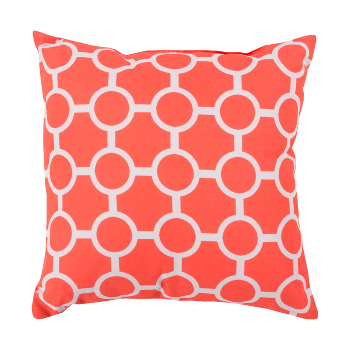 Truly Coastal 31967 BO Mobjack Bay 26 X 26 inch Orange and Off