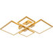 Canada LED 24 inch Gold LED Flush Mount Ceiling Light