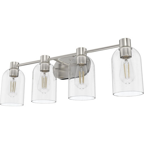 Lochemeade 4 Light 29 inch Brushed Nickel Vanity Light Wall Light