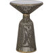 Canopus 23.75 X 15.75 inch Iron and Bronze and Smoke Accent Table