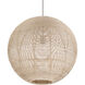 Berkeley 1 Light 22 inch Brushed Nickel Pendant Ceiling Light, Large