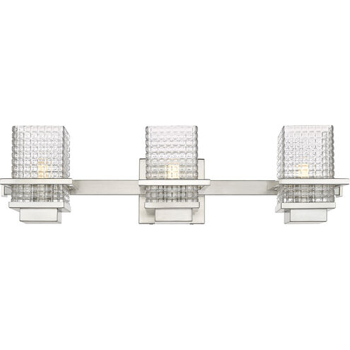 Wellfleet 3 Light 24 inch Polished Chrome Bath Vanity Light Wall Light