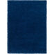 Bliss Shag 84 X 63 inch Dark Blue Rug in 5 x 8