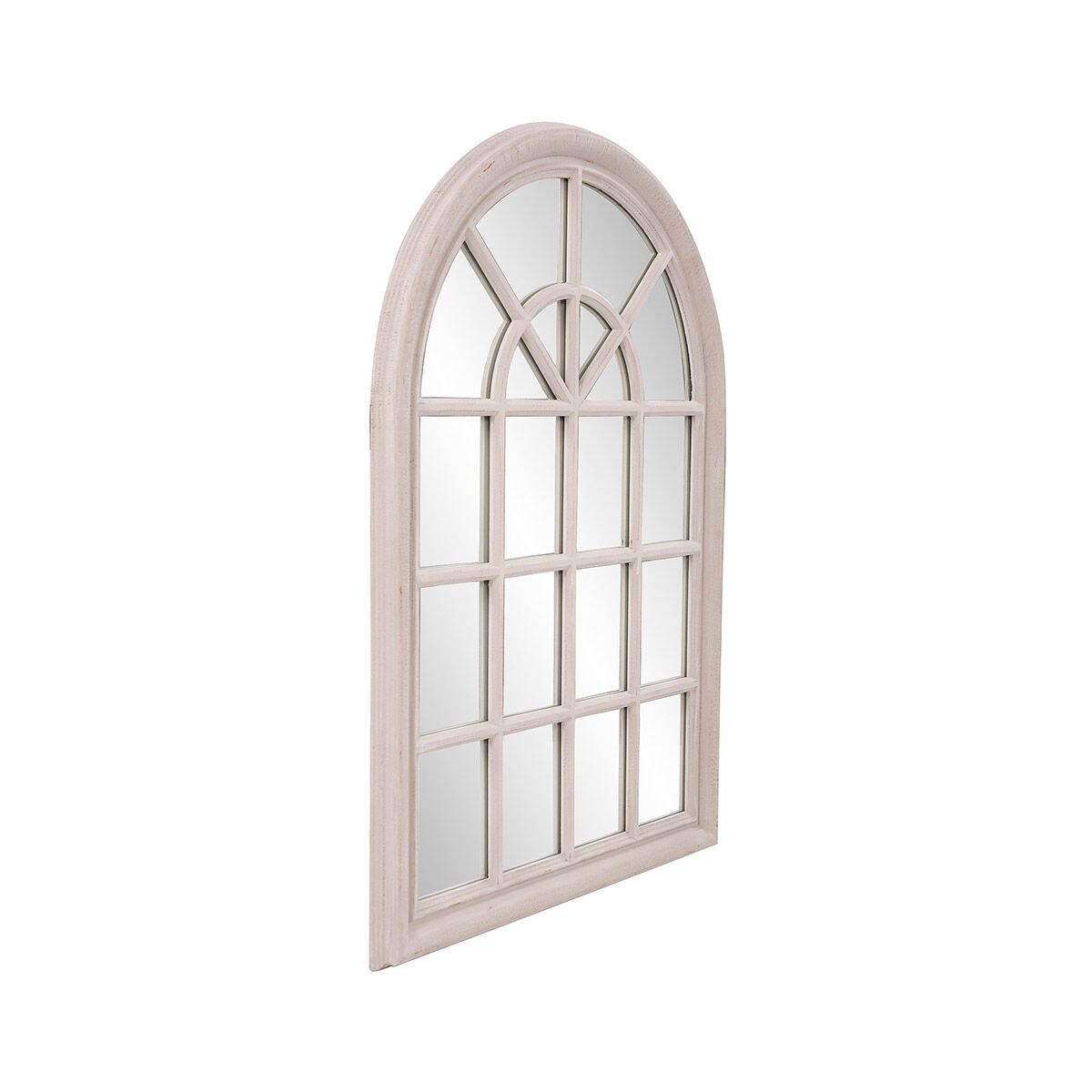 Fenetre 41 X 29 inch Distressed Taupe Wall Mirror