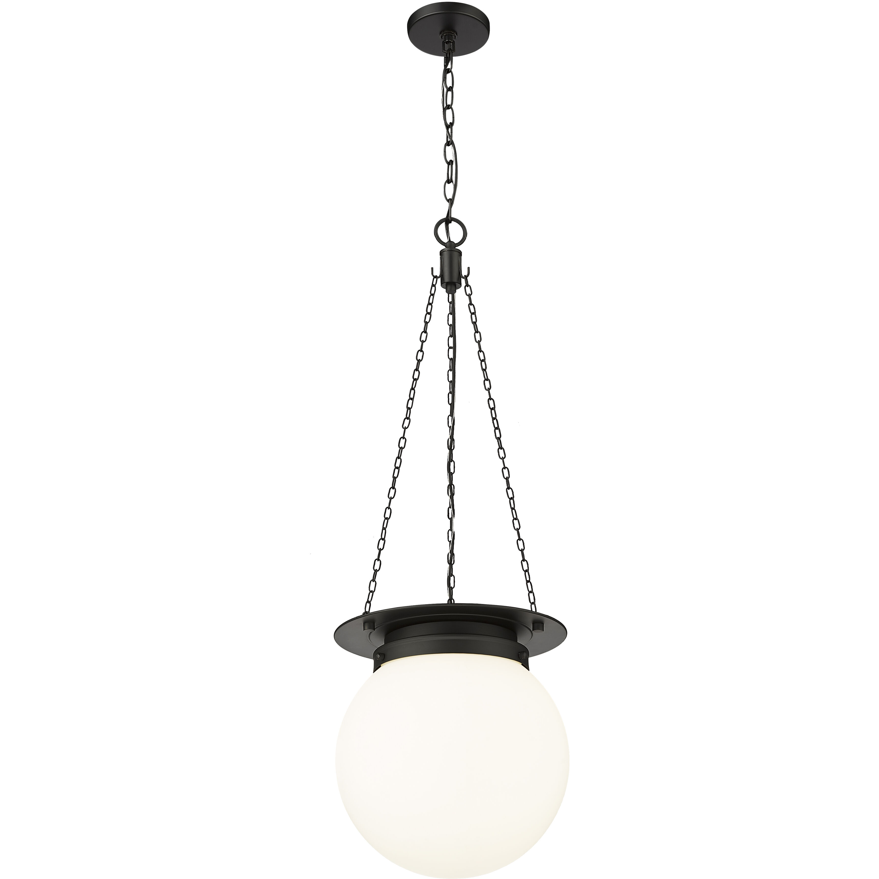 Calhoun 1 Light 13 inch Matte black Pendant Ceiling Light