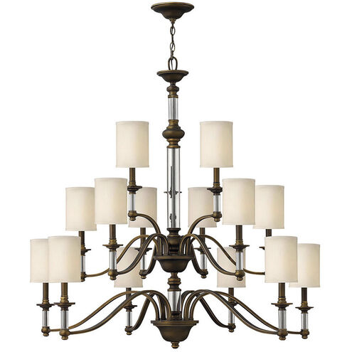 Sussex 15 Light 47 inch English Bronze Indoor Chandelier Ceiling Light