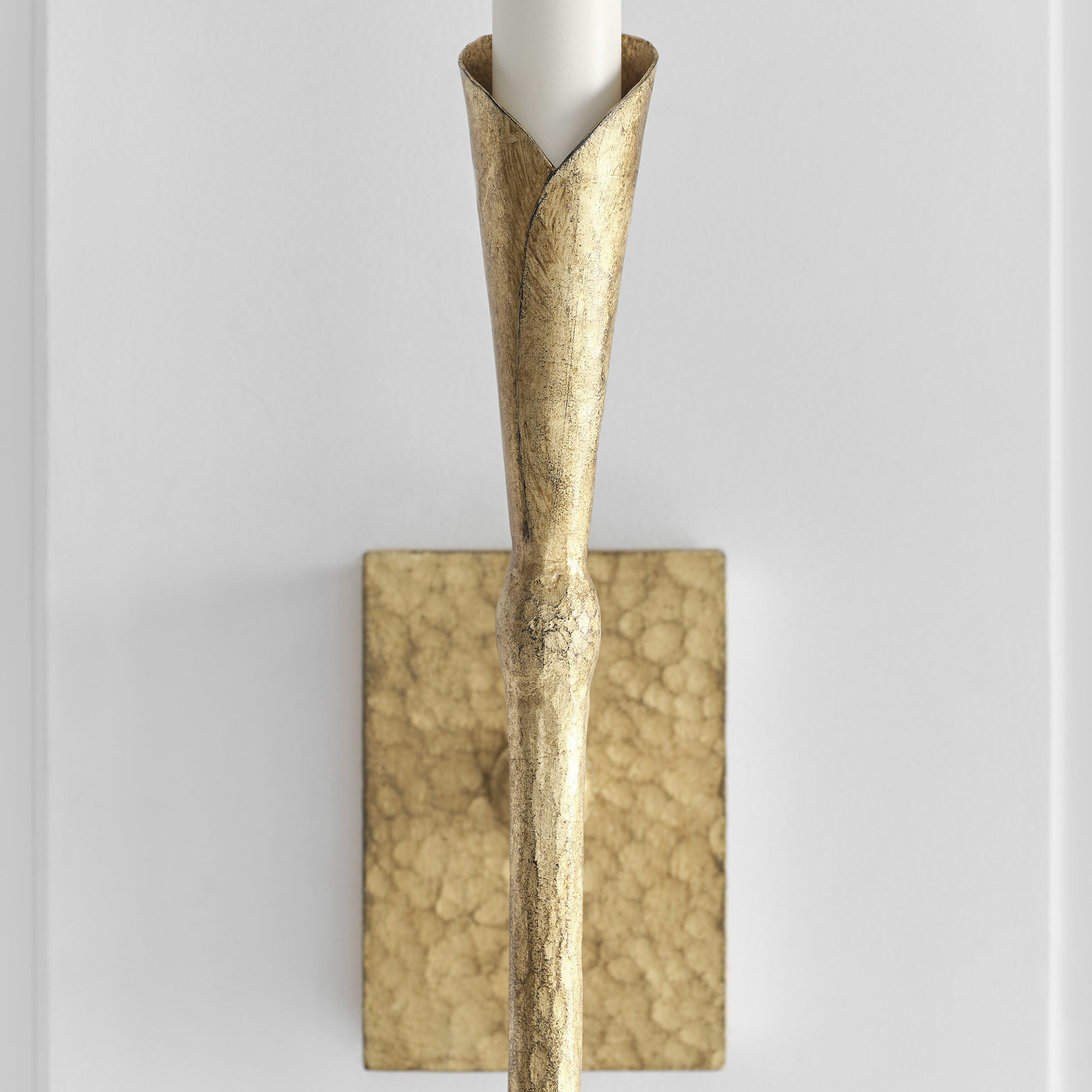 Chapman & Myers Aiden LED 8.5 inch Gilded Iron Tail Sconce Wall Light, Large