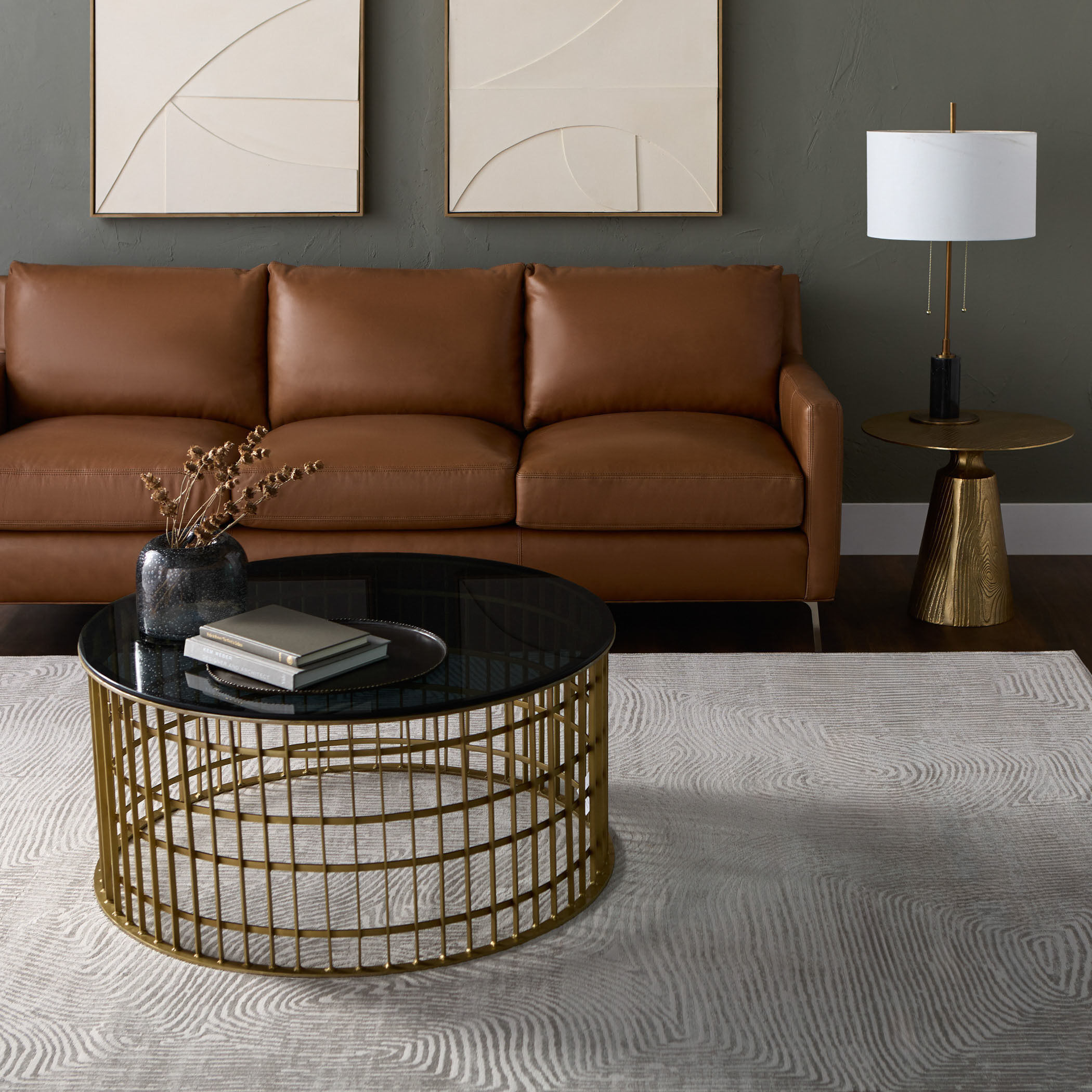 Laila 90 X 63 inch Earth Tones Rug in 5 x 7