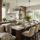 Wildflower 6 Light 26 inch Matte Black Chandelier Ceiling Light, Smithsonian Collaboration