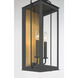 Aberdeen 2 Light 20 inch Sand Coal Black and Legacy Brass Outdoor Wall Sconce