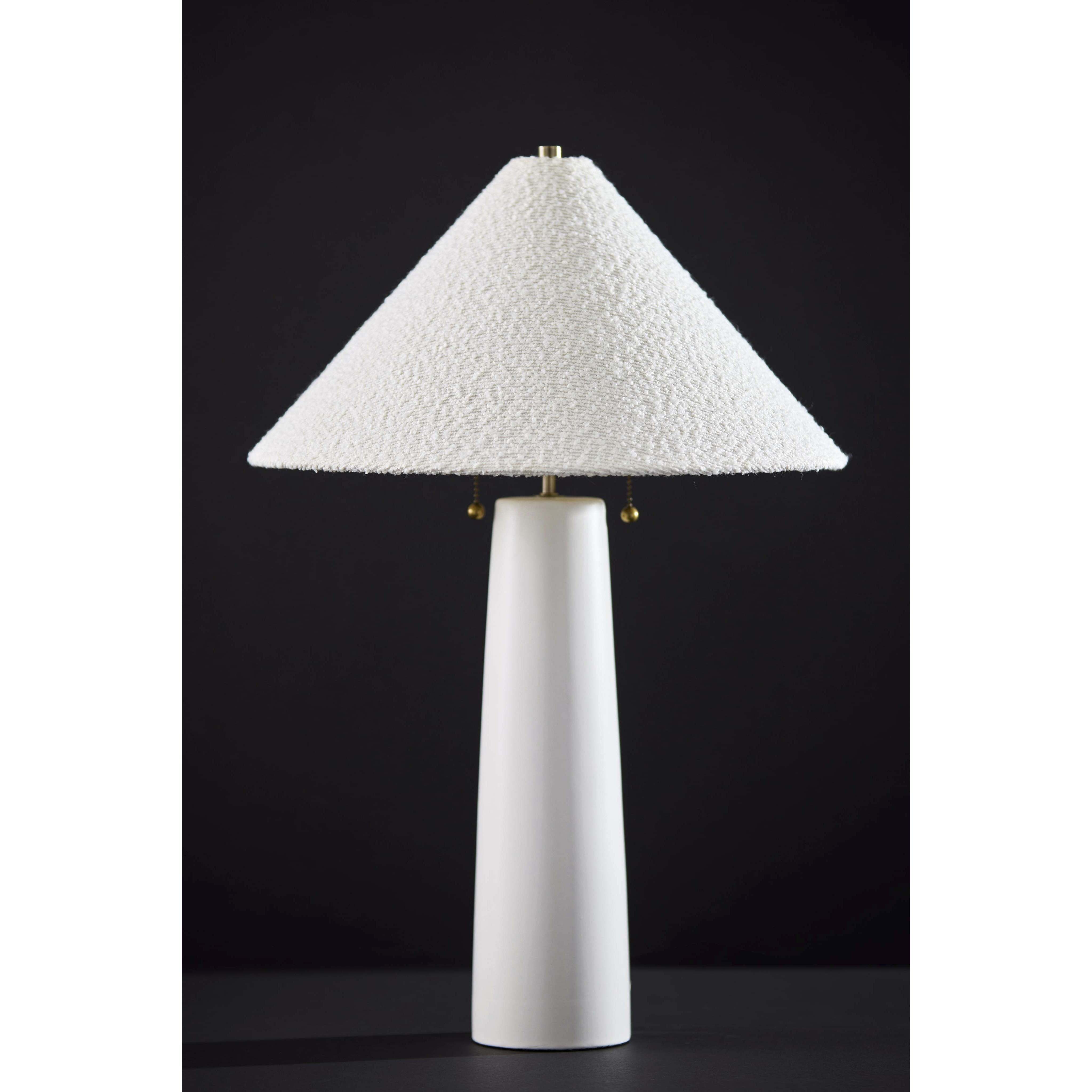 Waylon 24.25 inch 40.00 watt White and Antique Brass Table Lamp Portable Light