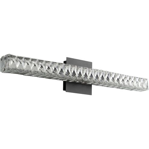 elan 2 Light 30 inch Black Vanity Light Wall Light
