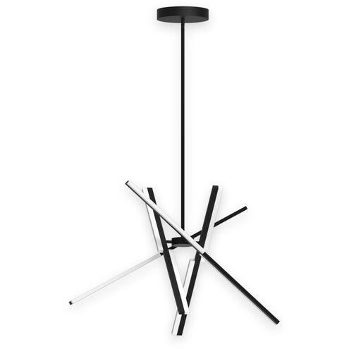 Stix LED 32 inch Black Pendant Ceiling Light