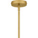 Salvador 9 Light 30 inch Brushed Gold Chandelier Ceiling Light