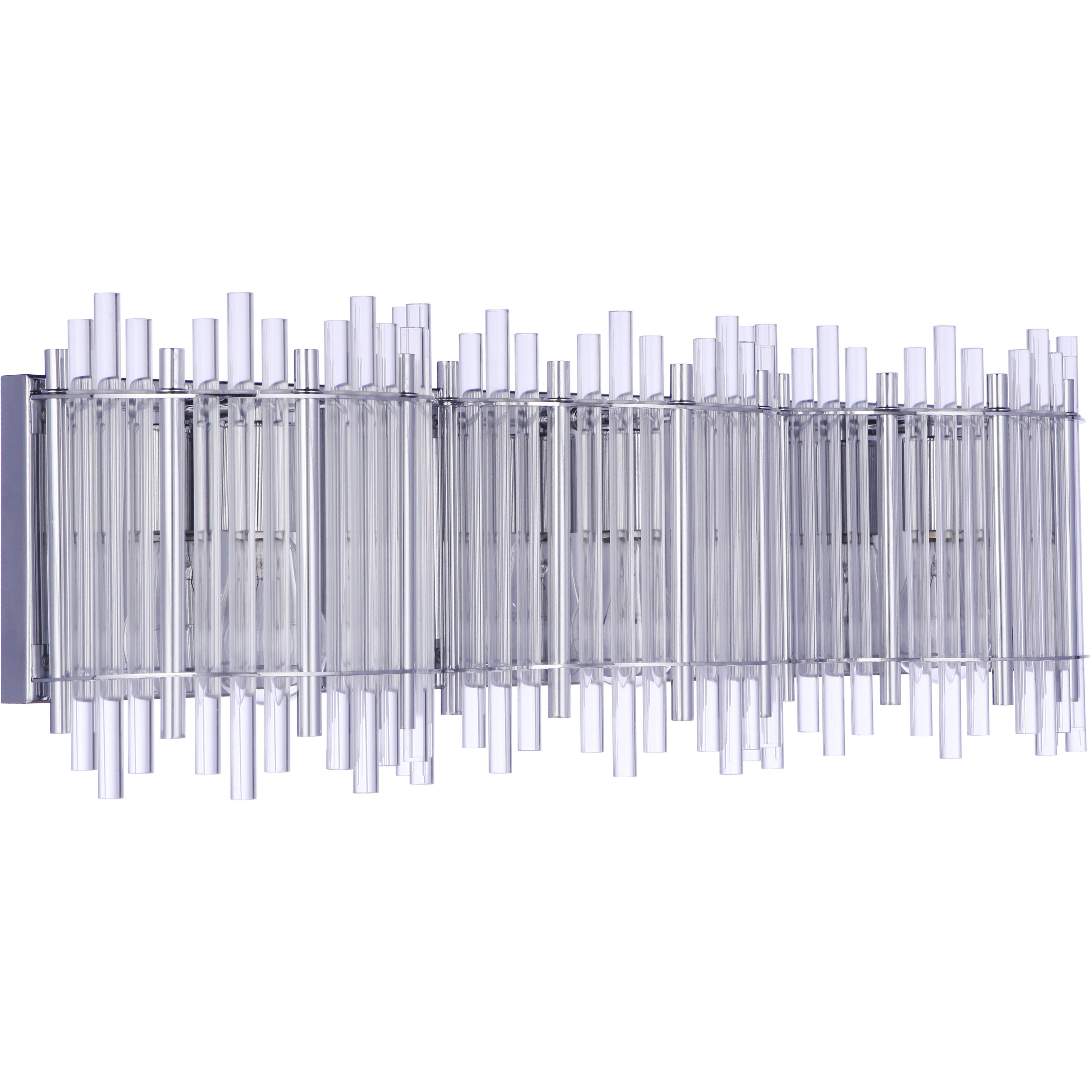 Reveal 3 Light 26 inch Chrome Vanity Light Wall Light