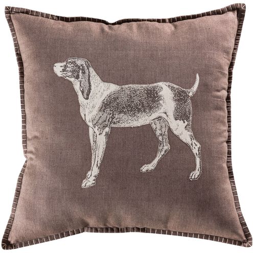 Totman 20 inch Crema with Taupe Pillow, Cover Only