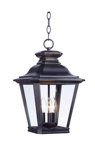 Knoxville 3 Light 11 inch Bronze Outdoor Hanging Lantern