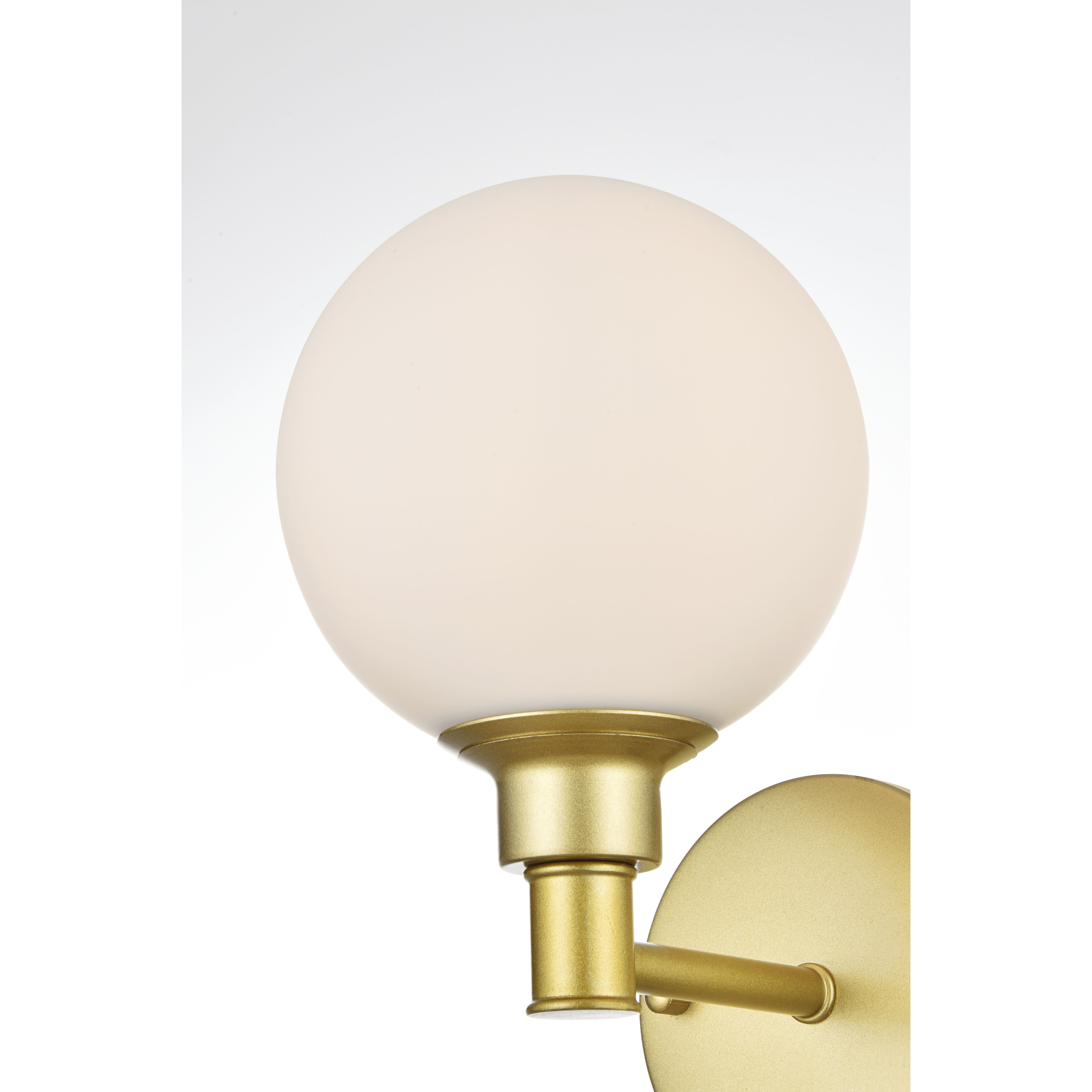 Cordelia 1 Light 6 inch Brass Bath Sconce Wall Light