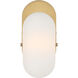 Heathcote 1 Light 4.5 inch Legacy Brass Vanity Light Wall Light