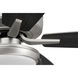 Pro Plus 119 52 inch Brushed Satin Nickel with Brushed Nickel/Greywood Blades Contractor Ceiling Fan, Pan