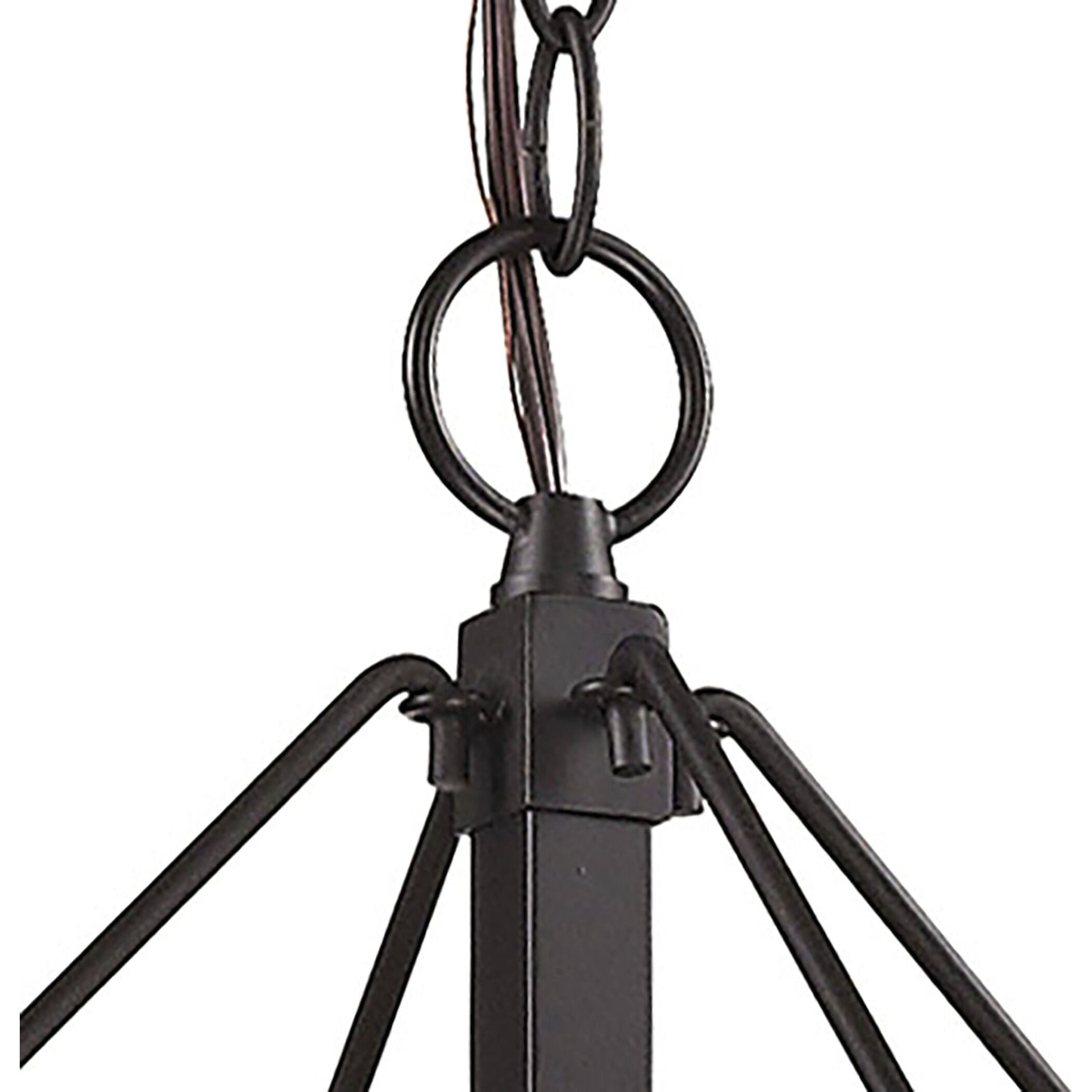 Diffusion 4 Light 24 inch Oil Rubbed Bronze Chandelier Ceiling Light